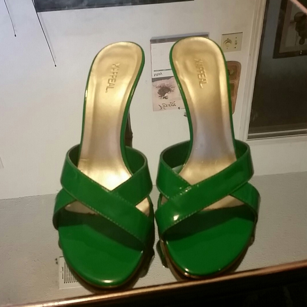 Green heels